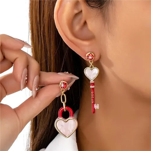 Aretes de Mujer,estilo Chino Retro, Esmaltados | Grado B