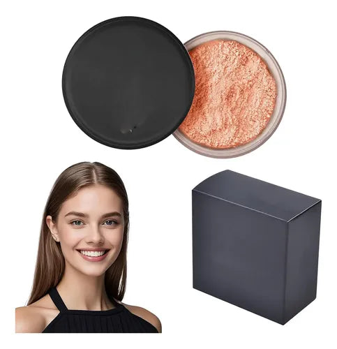 Base de Maquillaje en Polvo Compacto Fijador Matte para Piel Grasa | Grado B