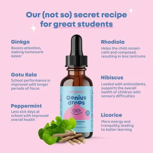 Genius Drops Oyspring Smartberry Sabor Vainilla y Frutilla | Grado B
