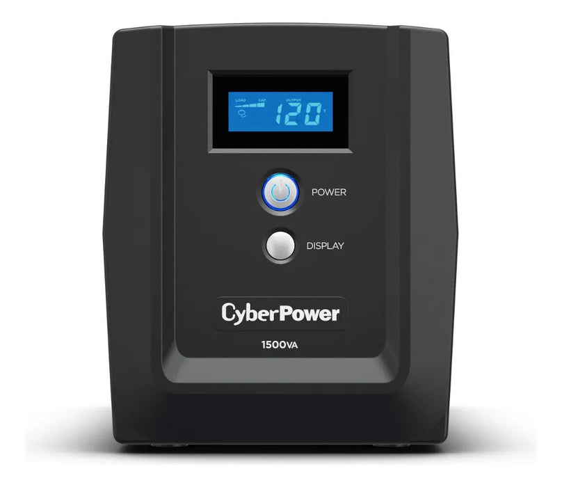 UPS CYBERPOWER 1500VA/900W REGULADOR DE VOLTAJE,8 CONTACTOS NEGRO GRADO B