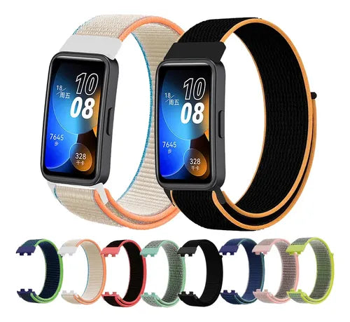 3 Correas de Nylon y Silicona con Funda para Huawei Band 8 y 9 | Grado B