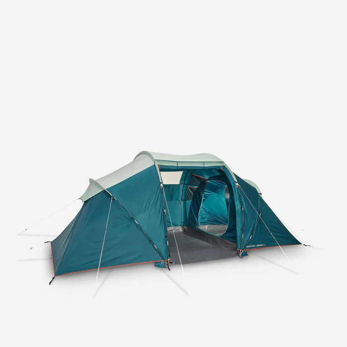 CASA DE CAMPAÑA QUECHUA PARA 4 PERSONAS ARPENAZ VERDE AZUL PETROLEO GRADO B