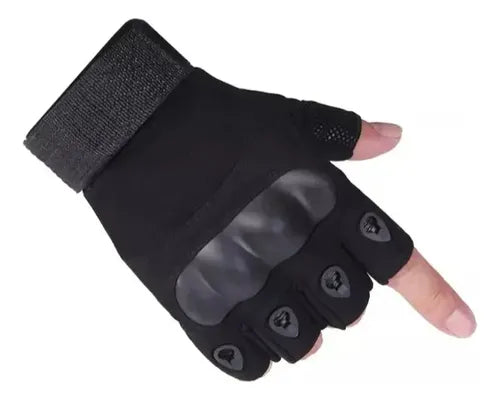 Guantes Tacticos Nudillos Almohadillas Militar Medio Dedo 1660 | Grado B