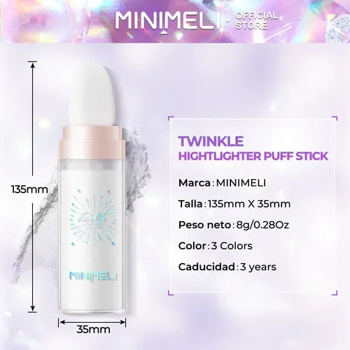 Minimeli Iluminador en Barra para Rostro y Cuerpo Natural 8G | Grado B