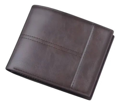 Cartera Billetera de Hombre con Protección RFID Color Marrón | Grado B