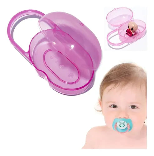 Estuche para Guardar Chupete para Bebés Portachupetes 2PZ | Grado B