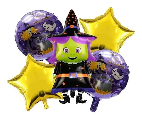 Kits 5PZ Globos Halloween Dia de Muertos Regalos para Niños | Grado B