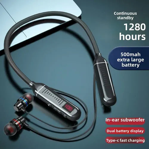 Auriculares Bluetooth Deportivos de Cuello con Larga Duración | Grado B