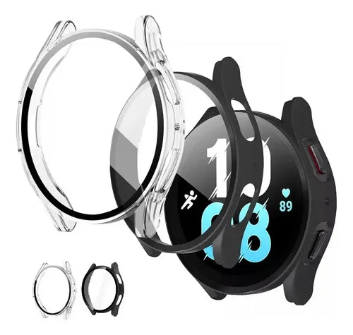 2pzs funda protector tpu mica para galaxy watch 4 5 40 44mm 2