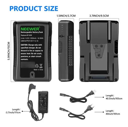 Cargador de Batería para Cámara BP-95W V-loc | Grado B