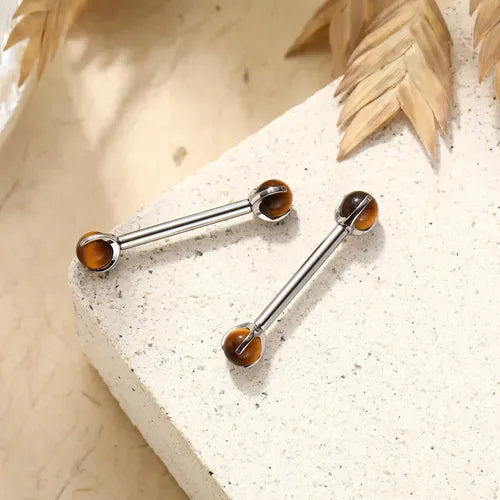 Piercing de Pezón de Titanio 2 Piezas | Grado B