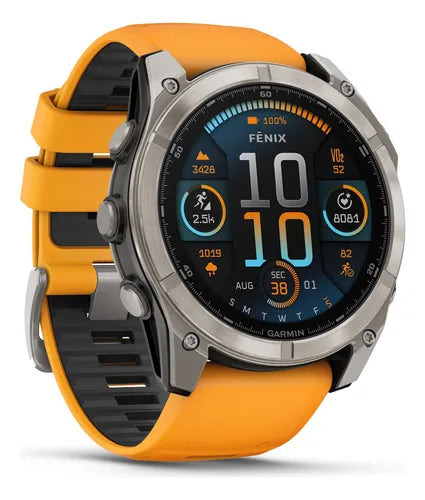 monitor garmin fénix 8 47mm amoled safiro titanio GRADO A