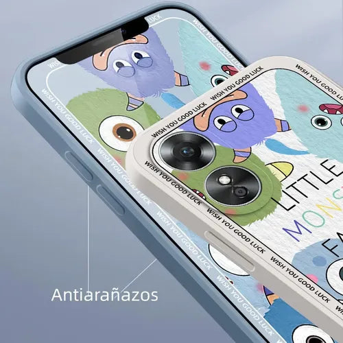 Funda Para Oppo De Silicona + Correas