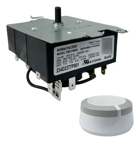 Timer Reloj Secadora Mabe Ge Easy 234d2377p001 GRADO B