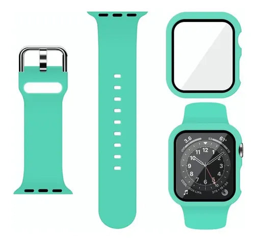 Funda y 2 Correas para Apple Watch Series 4 5 6 7 8 y SE | Grado B