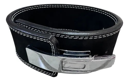 CINTURON DE POWERLIFING 10MM, CINTURON 100% CUERO PARA GYM