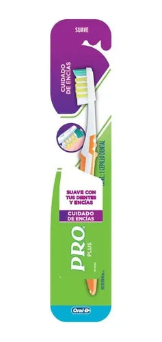 Cepillo Dental Pro Plus Oral B Cuidado de Encías - 1 Unidad | Grado B