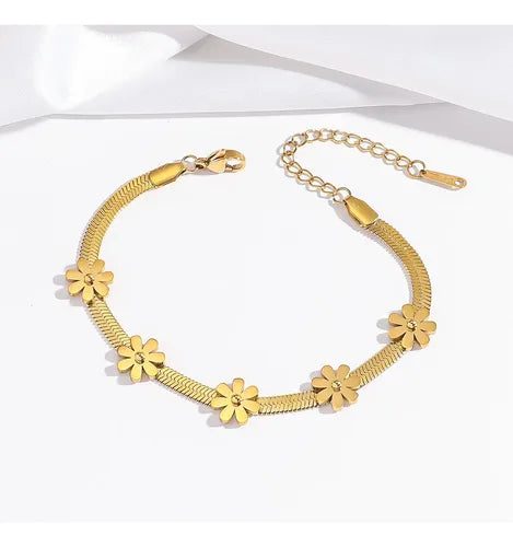 COLLAR MUJER CHAPADO ORO 10 DISEÑOS ELEGANTES TITANIO LIGERO 4