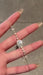 Pulsera de Corazón y Estrella con Piedra Moissanita Color Plateado | Grado B