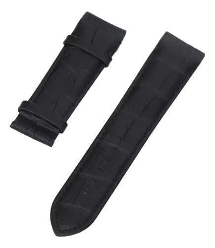 Correa de Reloj de Cuero Premium Estilo Ejecutivo Color Negro 2 cm | Grado B