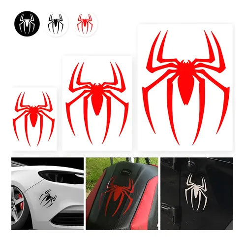 Calcomania Spiderman Araña Auto Moto Sticker Decorativo | Grado B