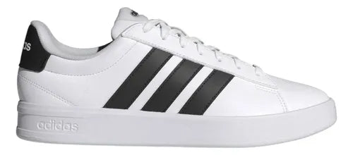 Tenis adidas Grand Court Base 3.0 Casuales JR4616 Blanco Liso Talla 24 MX | Grado B