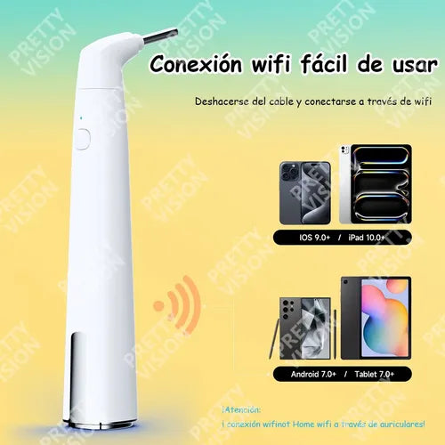 Otoscopio Digital 1080P HD de 3.9 mm Recargable | Grado B