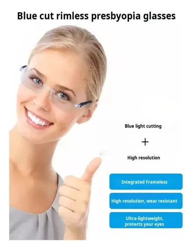 2 Gafas Inteligentes Auto Zoom Azul | Grado B