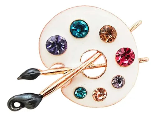 Broches Esmaltados Unisex con Formas Únicas | Grado B