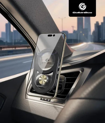 soporte celular magna tico para auto magsafe giratorio de 360