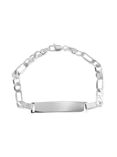 Pulsera Elegante de Cobre con Acabado Color Plateado 4.5 cm | Grado B