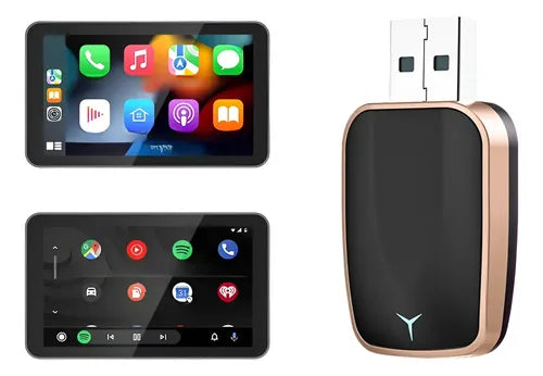 CAR PLAY ADAPTADOR INALÁMBRICO Y ANDROID AUTO CONVERTER 2EN1