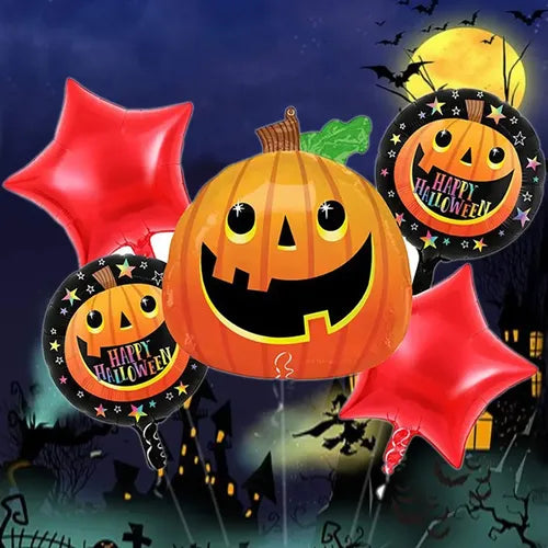 Kits 5PZ Globos Halloween Dia de Muertos Regalos para Niños | Grado B