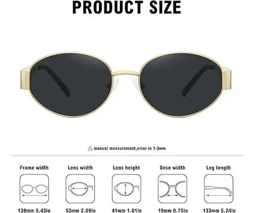 Lentes de Sol Polarizados Estilo Retro Unisex | Grado B