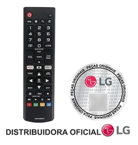 Control Remoto Compatible con Pantallas LG Smart TV AKB75675304 Color Negro | Grado B
