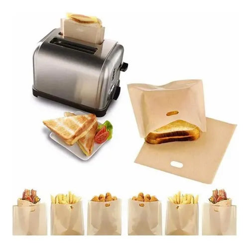 Bolsas Antiadherentes para Tostadora Reutilizables para Sánd | Grado B