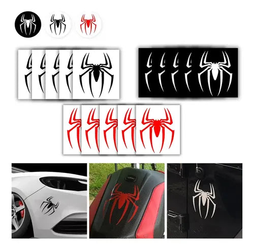 Calcomania Spiderman Araña Auto Moto Sticker Decorativo | Grado B