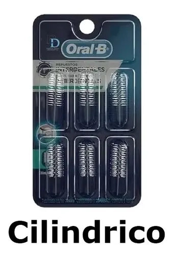 Repuestos Interdentales Ortodoncia, Cilíndrico 6PZ Oral-b | Grado B