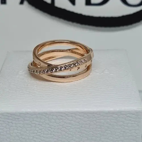 ANILLO ROSE BAND TRIPLE CRUZADO 2