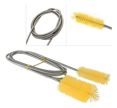 Cepillo de Limpieza de Ductos Cepillo de Drenaje Flexible | Grado B