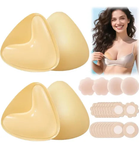 2 Brasieres Strapless Invisibles para Mujer | Grado B
