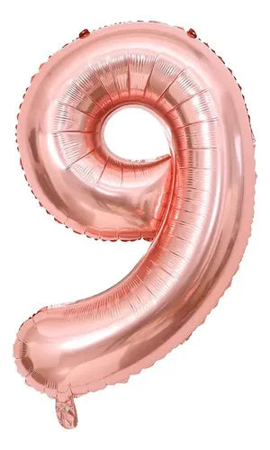 Globo Metalico Numero Gigante 100CM In Cumpleaños Fiesta | Grado B