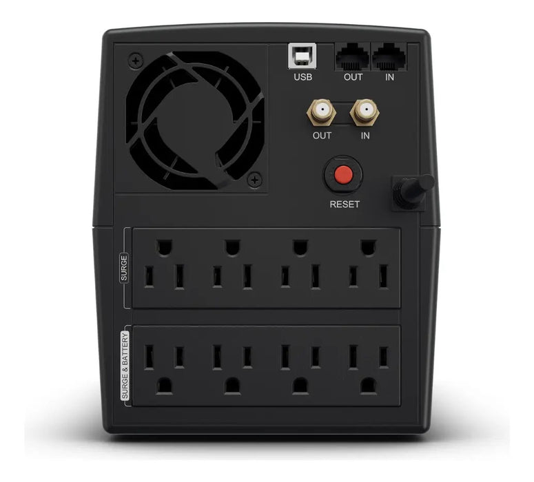 UPS CYBERPOWER 1500VA/900W REGULADOR DE VOLTAJE,8 CONTACTOS NEGRO GRADO B
