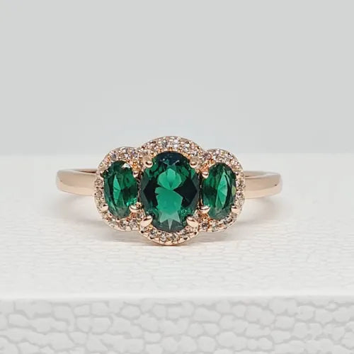 Anillo Vintage Seducción Rose Torre Eiffel | Grado B
