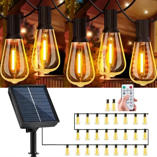 Guirnalda de Luces 50 Focos Exteriores Impermeables LED de 15 M Blanco | Grado B