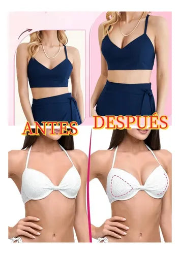 2 Brasieres Strapless Invisibles para Mujer | Grado B
