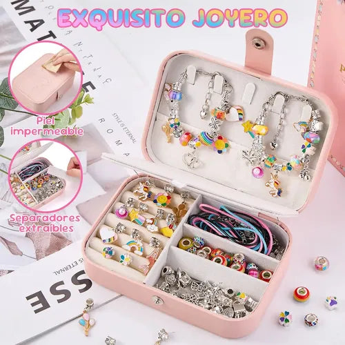 Set Pulseras Cuentas De Hacer Abalorios Bricolaje Diy De