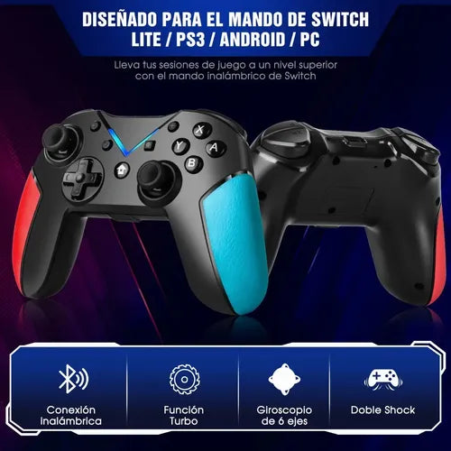 Gamepad Control Inalámbrico Bluetooth con Doble Vibración | Grado B