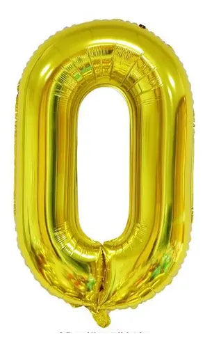 Globo Metalico Numero Gigante 100CM In Cumpleaños Fiesta | Grado B