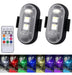 2 Luces Estroboscópicas LED Inalámbricas con Control Remoto | Grado B